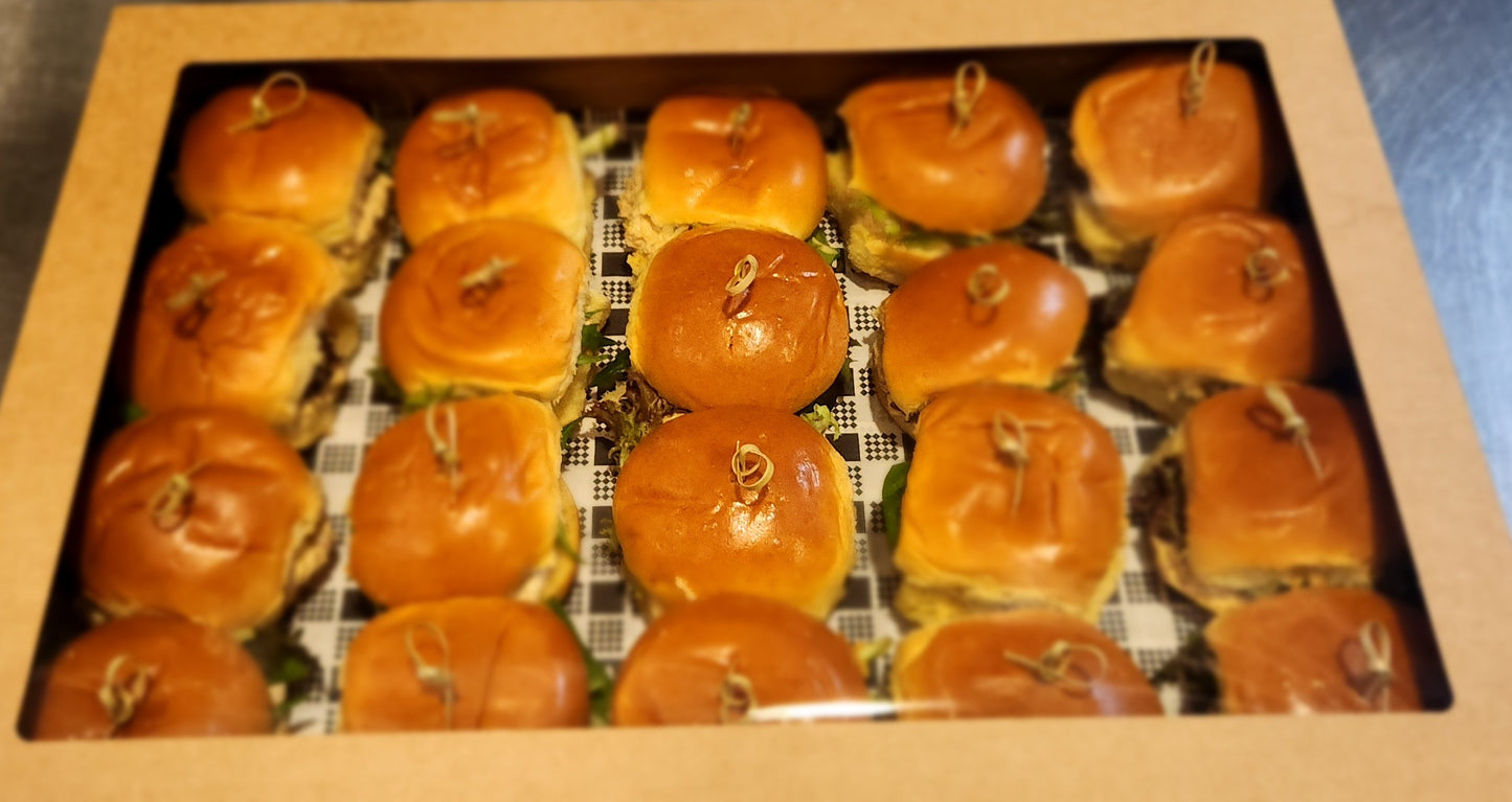 Assorted Burger Sliders Platter (20 Sliders)