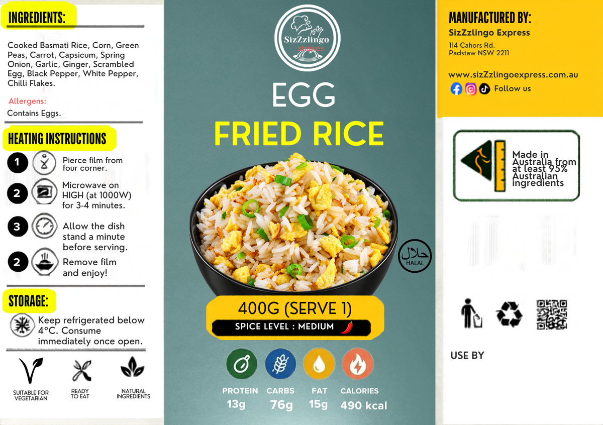 Egg Fried Rice 400g