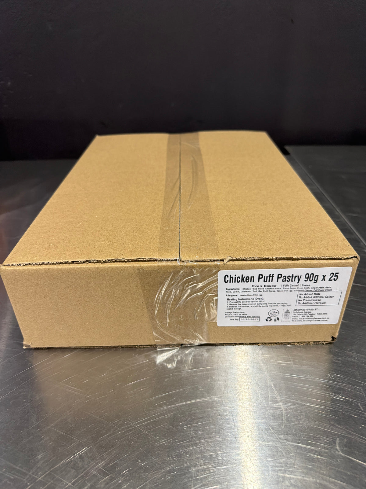 Triangle Chicken Puff Pastry 80g X 25 pcs (Frozen)
