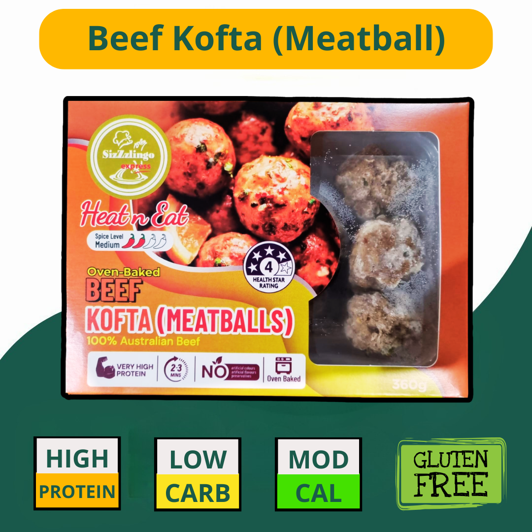 Beef Kofta (Meatballs) 360g (Fully cooked)