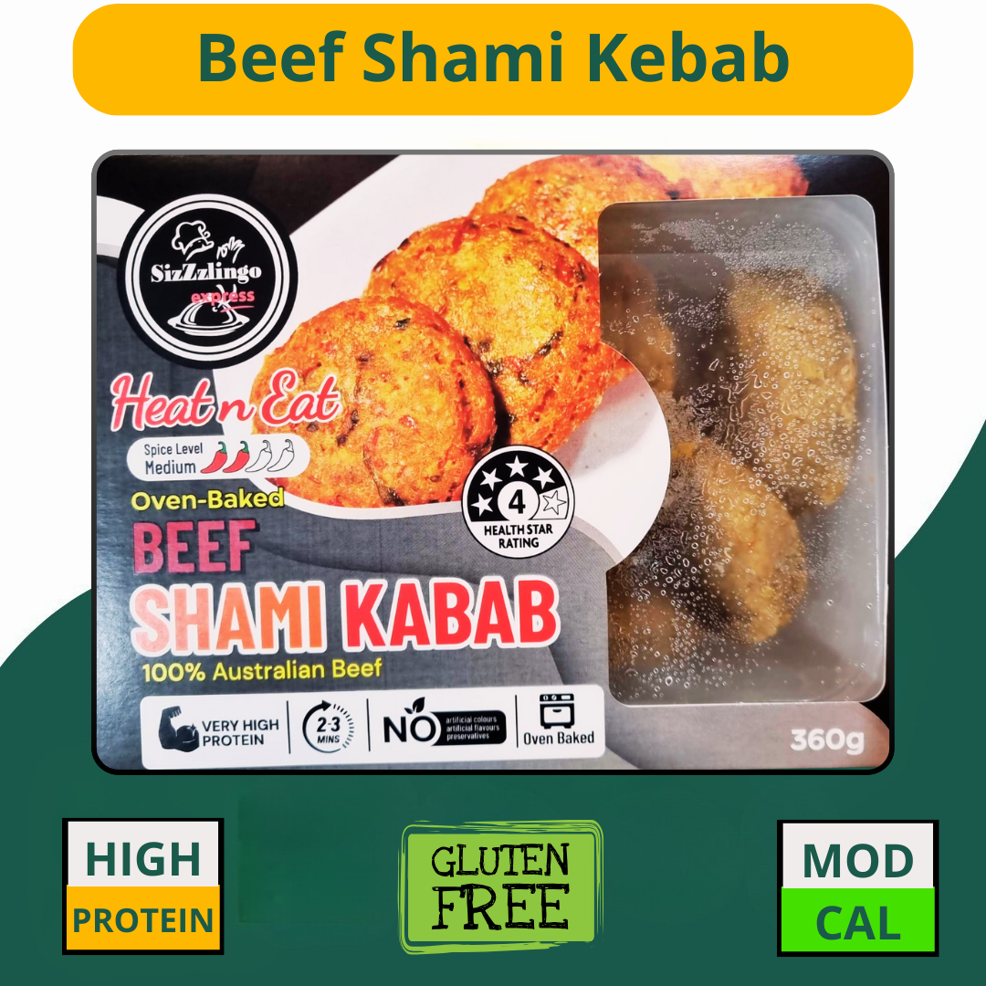 Beef Shami Kebab 360gms (Fully cooked)