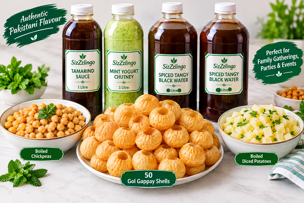 Gol Gappay Set 50 pcs