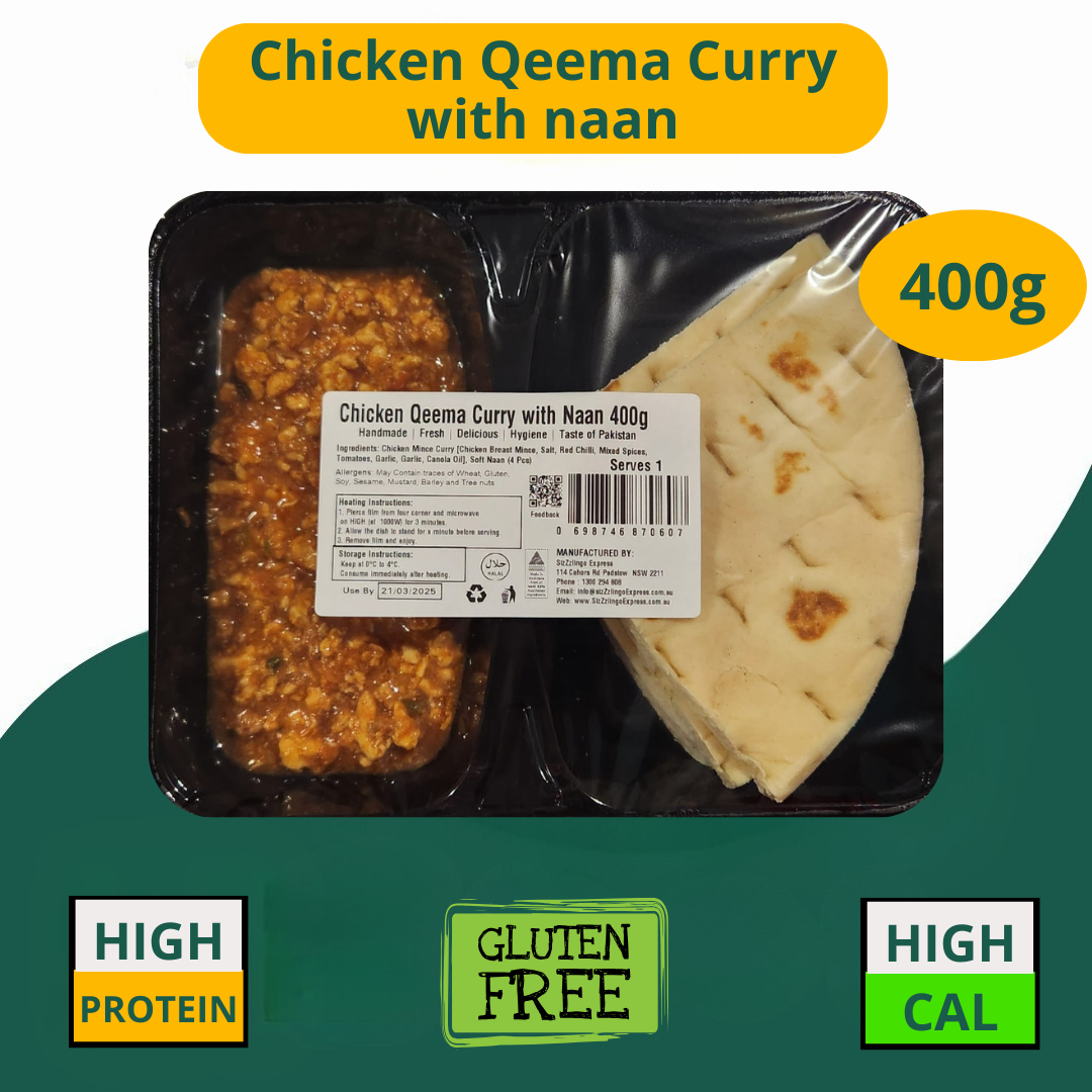 Chicken Qeema Curry with naan 400gm