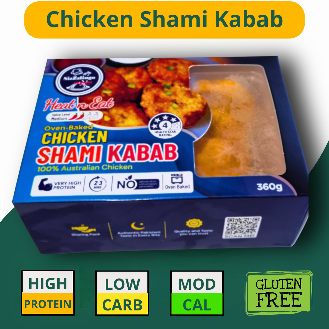 Chicken Shami Kabab 360 (Fully cooked)