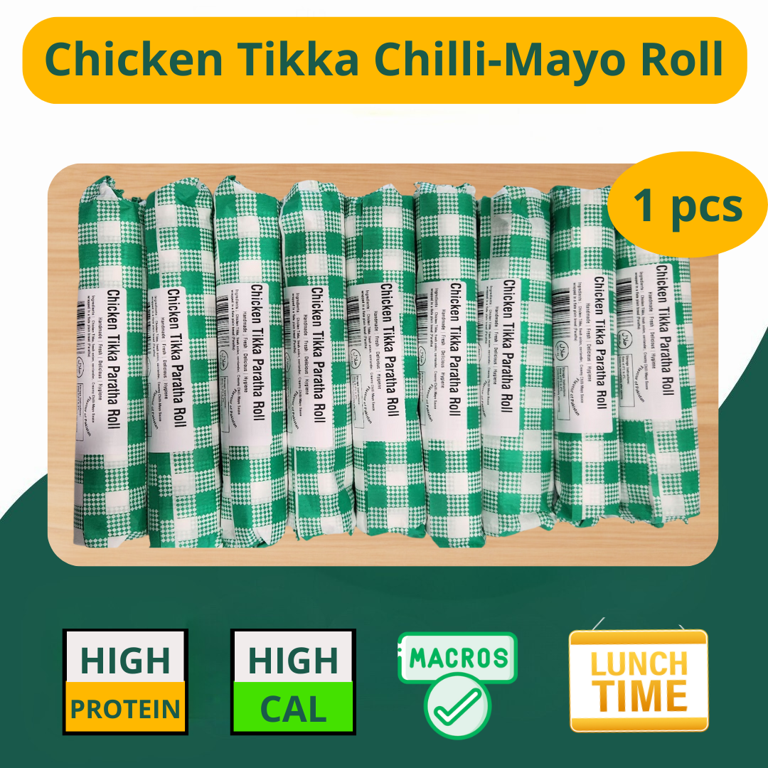 Chicken Tikka Chilli-Mayo Paratha Roll