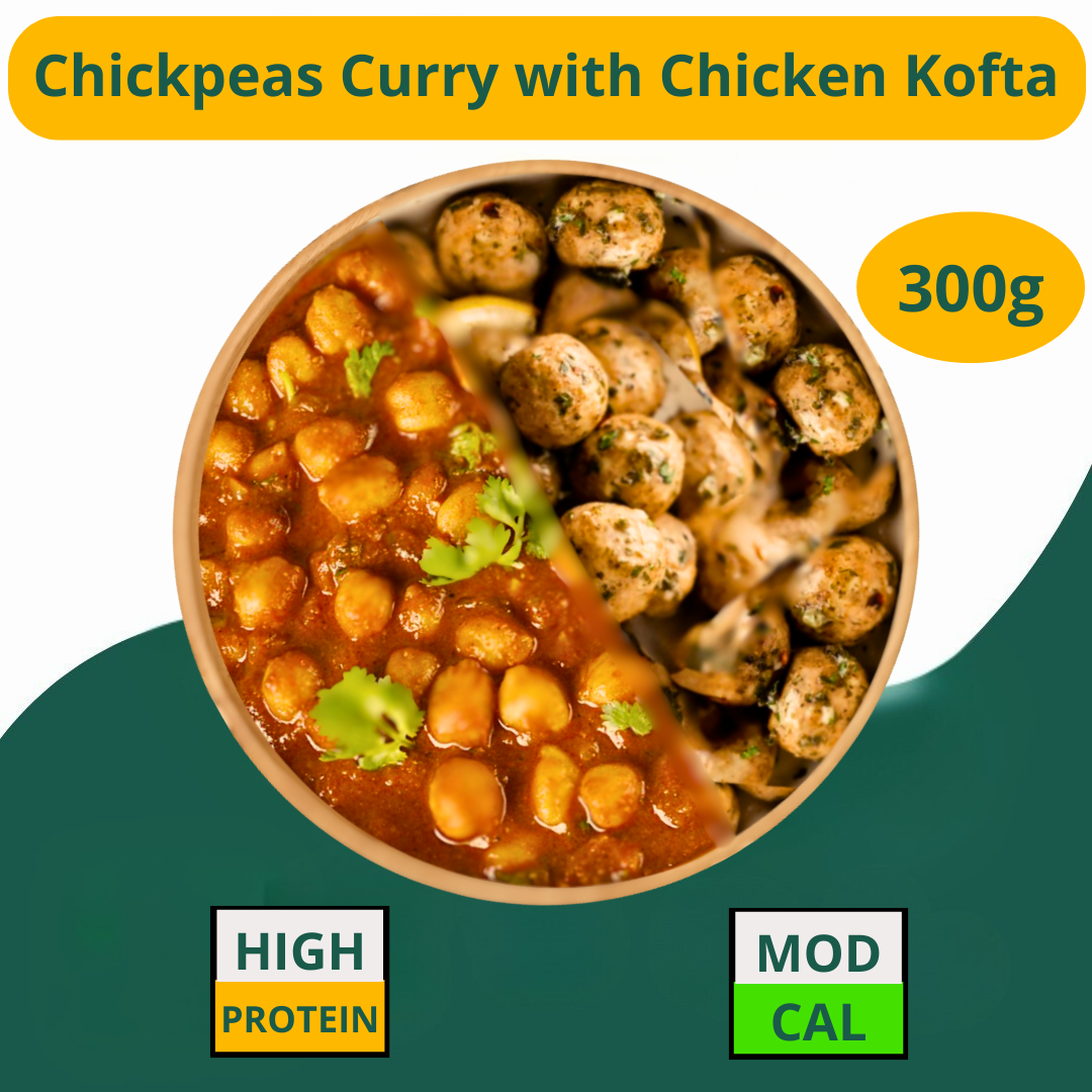 Chickpeas Curry with Chicken Kofta 300g
