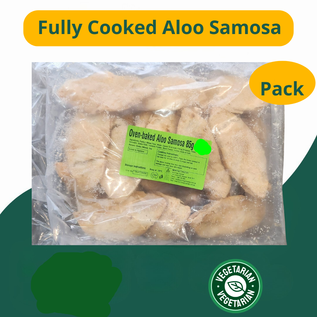 Fully Cooked Aloo Samosa 80gms x 50 pcs (Frozen)