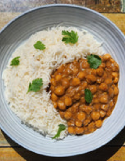 Chickpeas Curry with Basmati Rice 350g