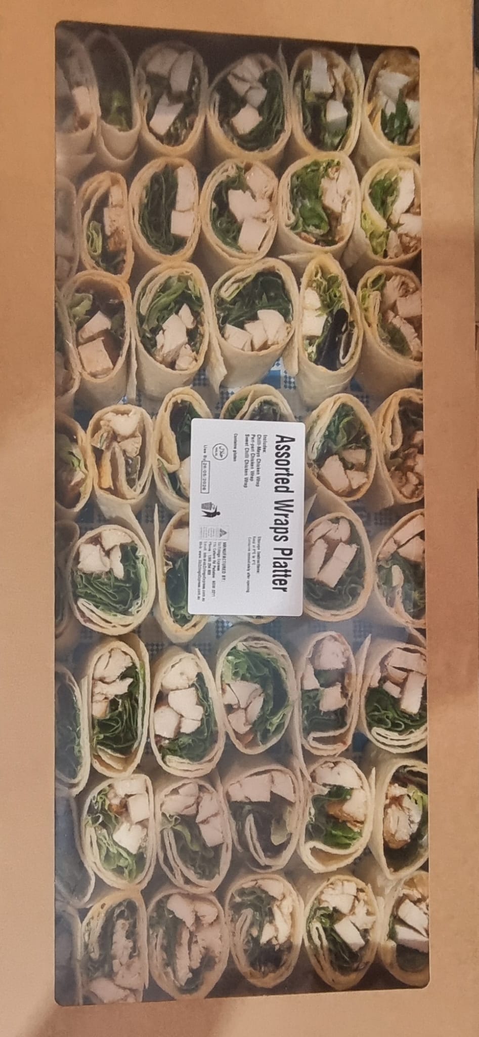 Assorted Wrap Platters (48 pieces)