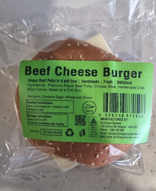 Beef Cheese Burger