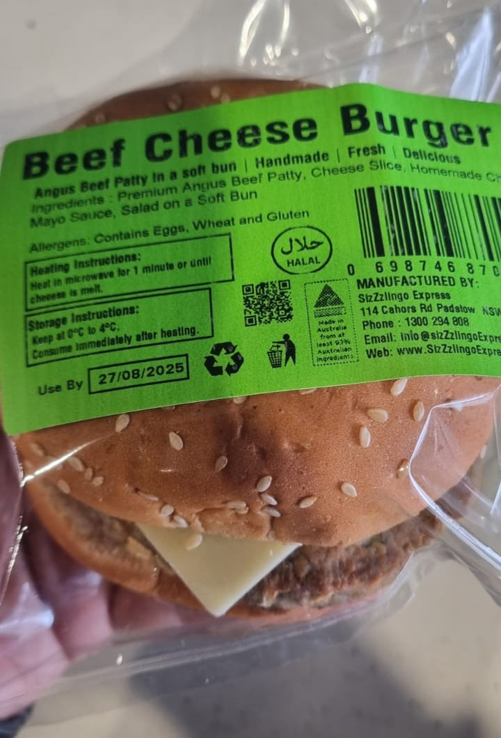 Beef Cheese Burger