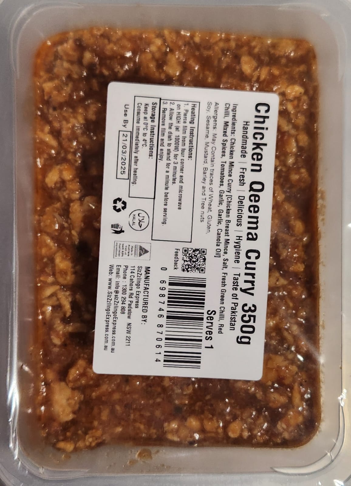 Chicken Qeema Curry 250gm