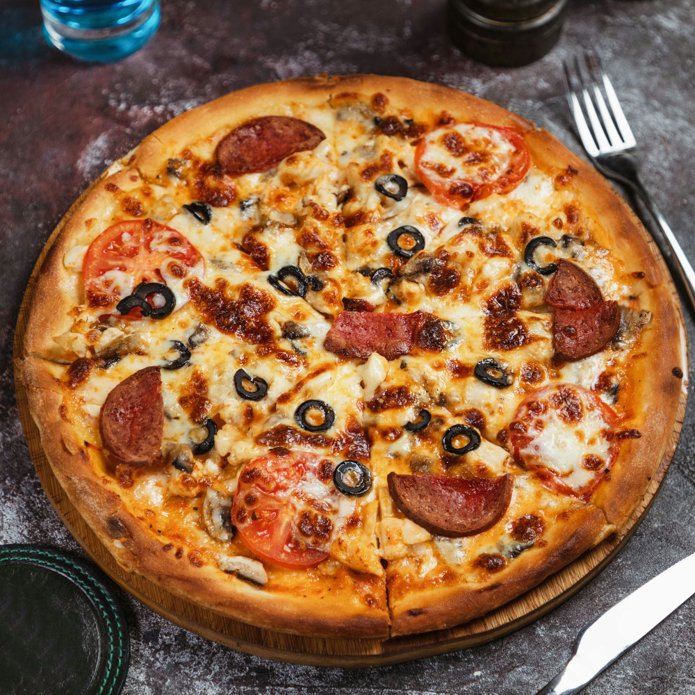 Peri Peri Chicken Tikka 10" Pizza (20 pcs) (Fully cooked, Frozen)