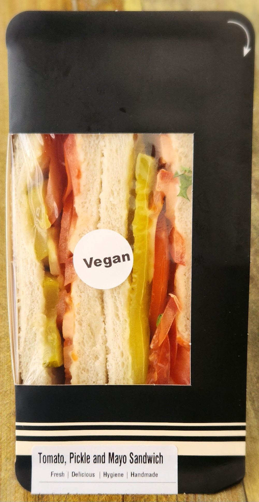 Tomato and Cheese Sandwich (Vegetarian)