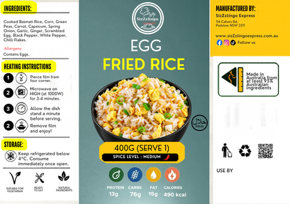Egg Fried Rice 400g