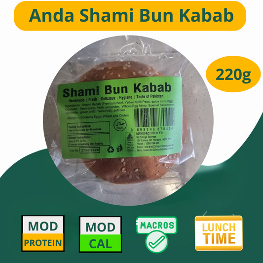 Anda Shami Bun Kabab