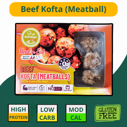 Beef Kofta (Meatballs) 360g (Fully cooked)