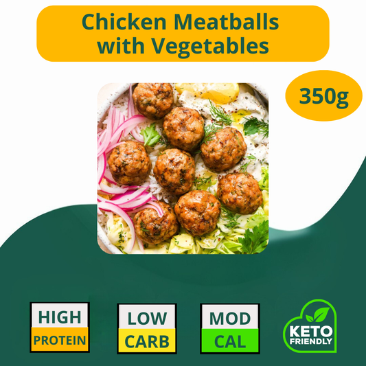 Chicken Meatballs with Vegetables 350g (KETO)