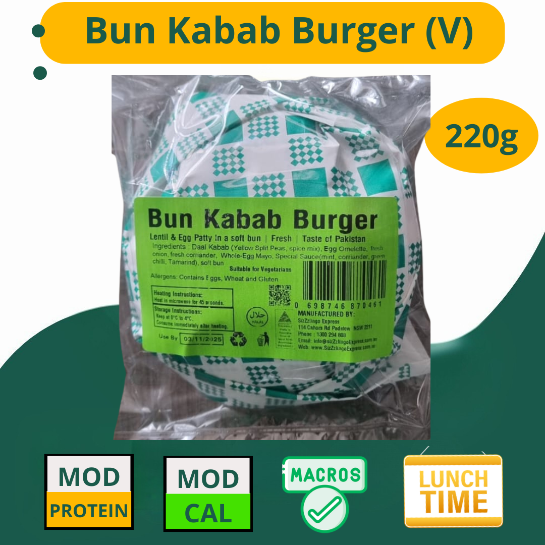 Bun Kabab Burger (Karachi's style Anday Wala Burger)