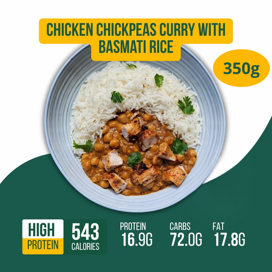 Chicken Chickpeas Curry with Basmati Rice 350g