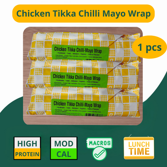 Chicken Tikka Chilli Mayo Wrap