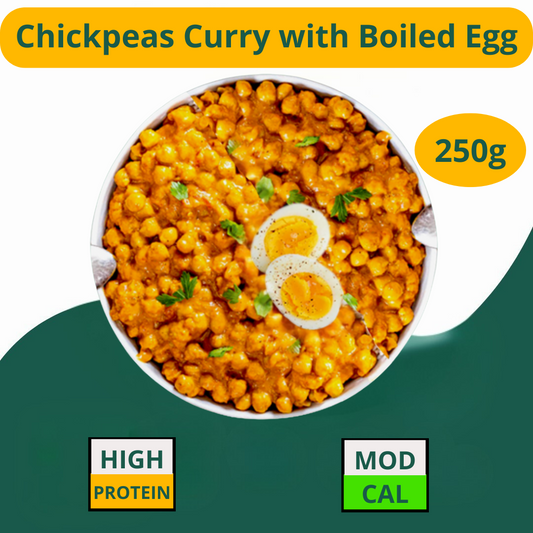 Chickpeas Curry with Boiled Egg 250g