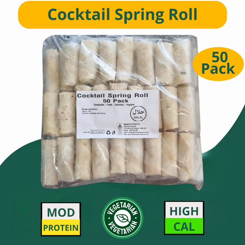 Cocktail Spring Roll 50 Pack | Frozen | SizZzlingo Express