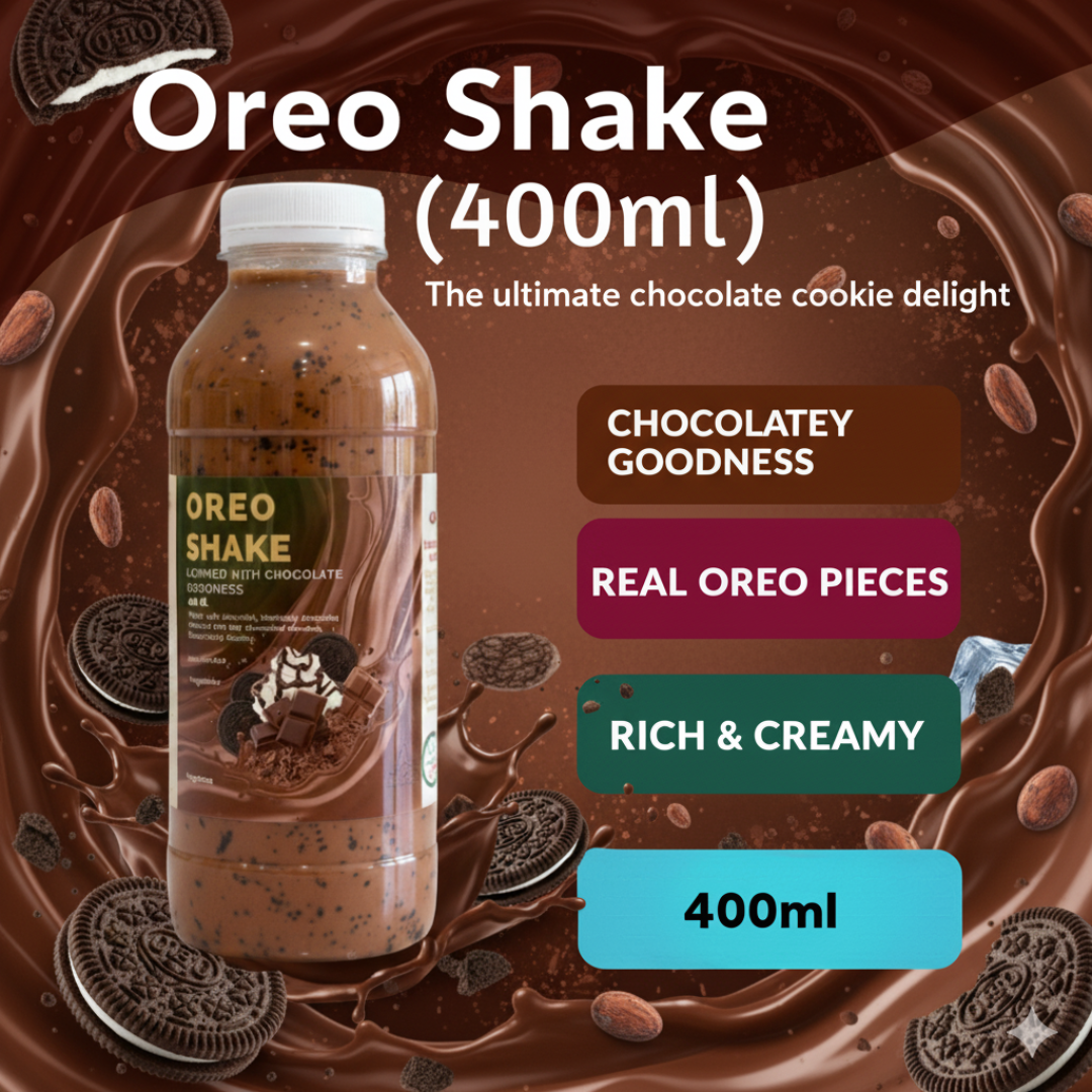 Oreo Shake - 400ml (Twin pack)