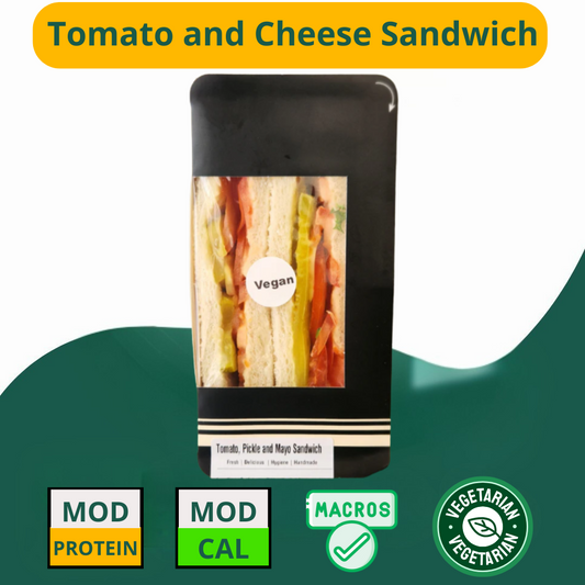 Tomato and Cheese Sandwich (Vegetarian)