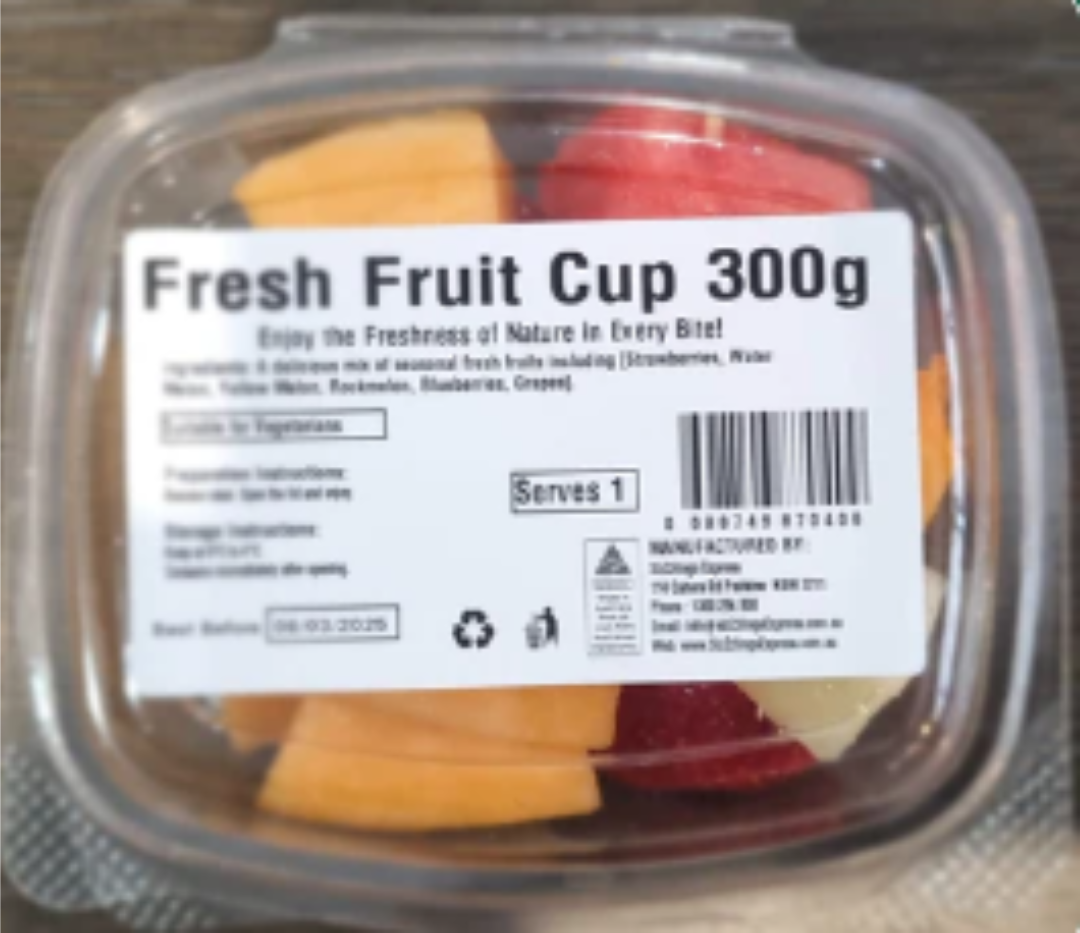 Fresh Fruit Cup 275gm