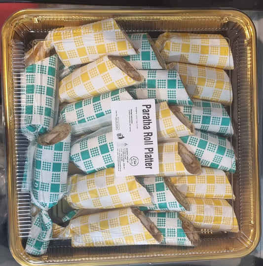 Chicken Tikka Paratha Rolls Platter (20 pcs)