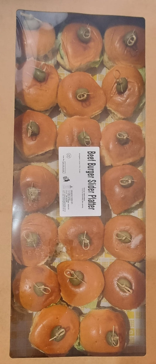 Beef Burger Sliders Platter  (20 Sliders)