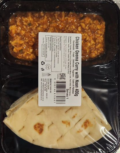 Chicken Qeema Curry with naan 400gm