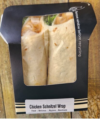 Chicken Schnitzel Wrap