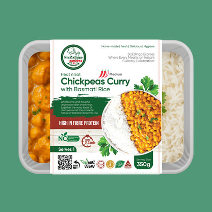 Chickpeas Curry with Basmati Rice 350g