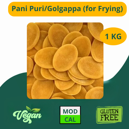 Pani Puri/Golgappa (for Frying) 1kg (Valued Pack)