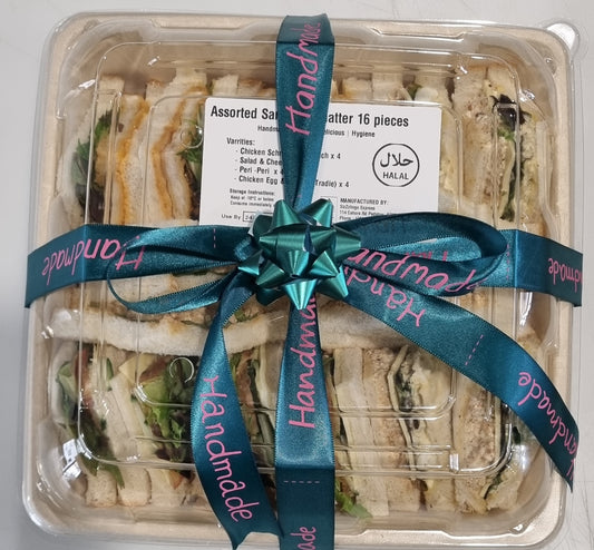Assorted Four-Point Sandwich Platter – 16 Pieces