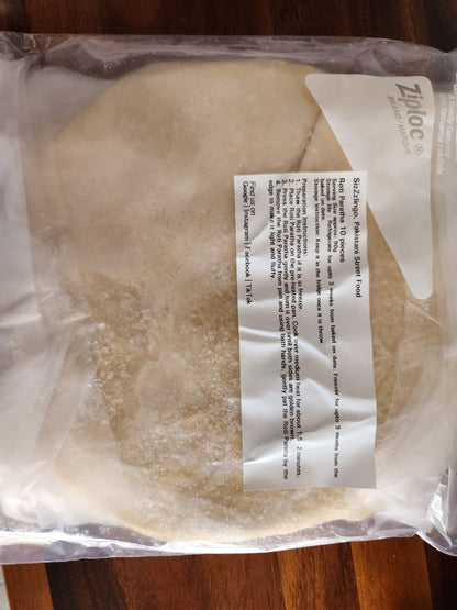 Roti Paratha (Plain) – 90g x 10 pcs